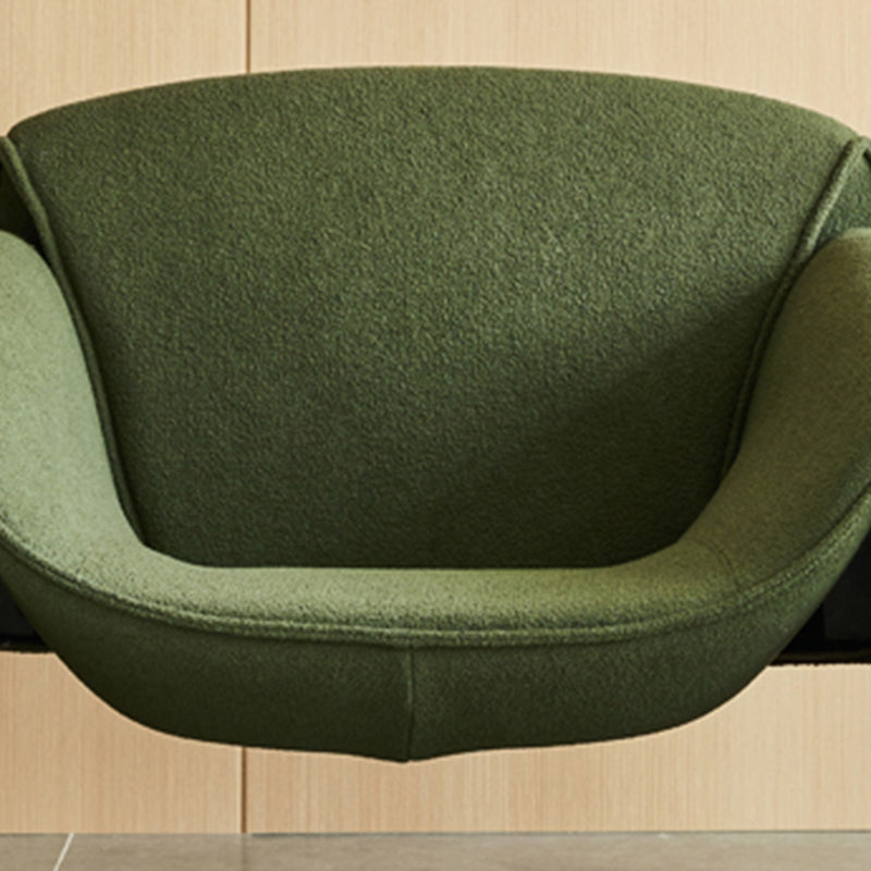 Contemporary 31.49 "sedia a spugna di spugna fissata di colore solido.