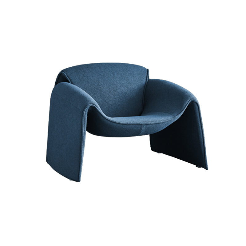 Contemporary 31.49 "sedia a spugna di spugna fissata di colore solido.