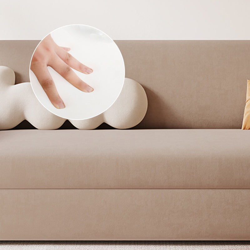 Scandinavian Foldable Futon Sleeper Espresso Futon Sleeper Sofa Bed