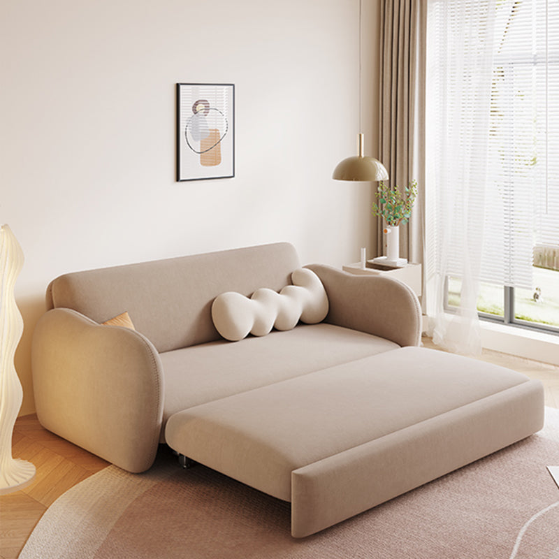 Scandinavian Foldable Futon Sleeper Espresso Futon Sleeper Sofa Bed