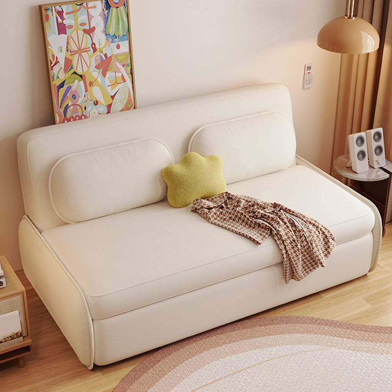 Scandinavian Foldable Futon Sleeper White Futon Sleeper Sofa Bed