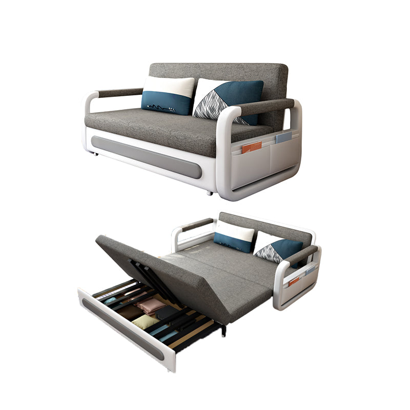 35" Wide Contemporary Sleeper Sofa Futon Storage Sleeper Sofa Storage Included Clearhalo 'furn' 'furn_futons' 'Furniture' 'Futons & Daybeds' 'Futons' 'Living Room Furniture' 7135411