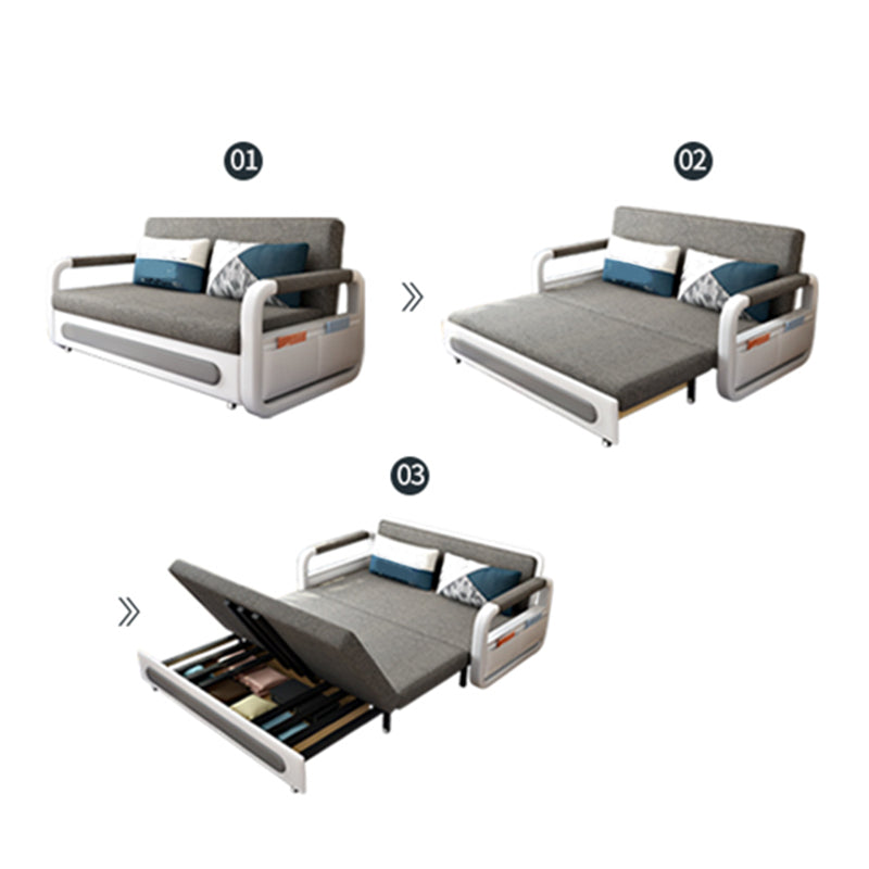 35" Wide Contemporary Sleeper Sofa Futon Storage Sleeper Sofa Clearhalo 'furn' 'furn_futons' 'Furniture' 'Futons & Daybeds' 'Futons' 'Living Room Furniture' 7135419