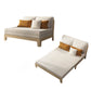 39" Wide Scandinavian Sleeper Sofa Futon White Wood Sleeper Sofa