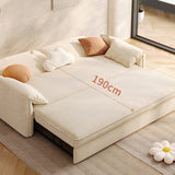 35 "divano dormiente scandinavo largo divano bianco pieghevole.