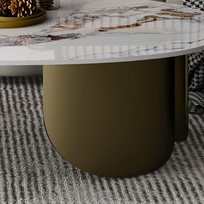 Tavolino astratto ardesia top top caffè geometrico caffè o tavolino