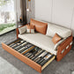 32 "" de large canapé-lit scandinave futon futon en cuir canier