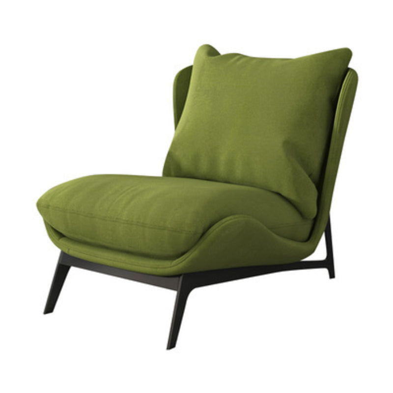 Contemporary Style 26.77" Wide Pillow Back Armless Lounge Chair