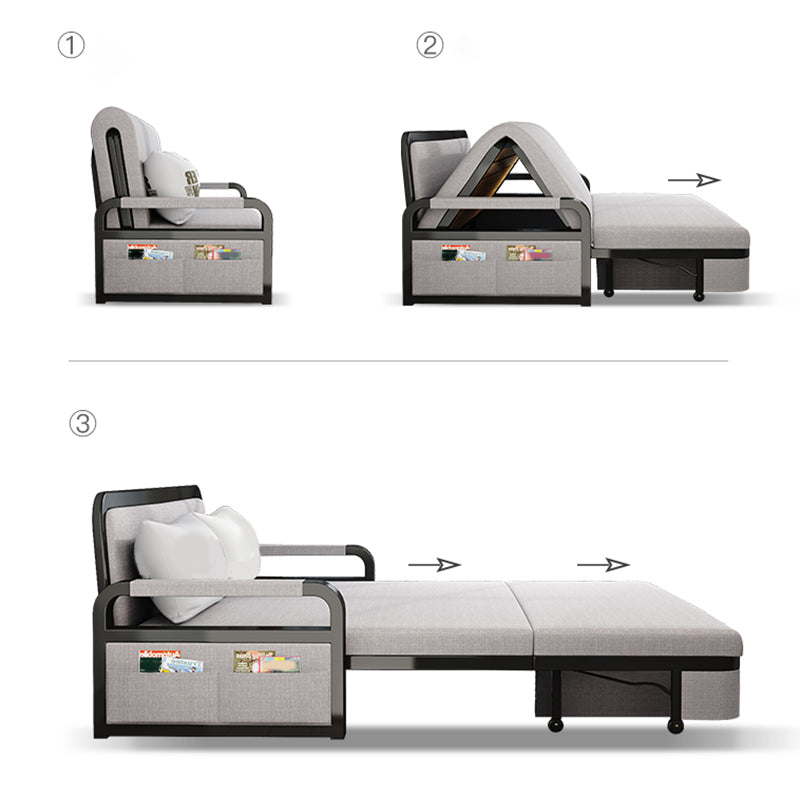 Futón de Futon Dreamer de Futón Doblable contemporáneo y colchón con almacenamiento