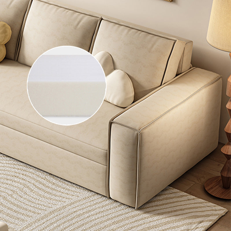 Contemporary Foldable Futon Sleeper White Futon and Mattress Clearhalo 'furn' 'furn_futons' 'Furniture' 'Futons & Daybeds' 'Futons' 'Living Room Furniture' 7135729