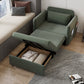 33 "divano dormiente scandinavo largo futon velluroy dormiente divano