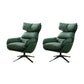 Contemporary Solid Color Arm Chair 4-Star Base Flared Arms Chair Army Green 2 Piece Set Clearhalo 'Accent Chairs' 'accent_chairs' 'Chairs & Seating' 'furn' 'furn_accent_chairs' 'Furniture' 'Living Room Furniture' 7135772