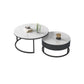Frame 2 Nesting Coffee Table Set Modern Slate Cocktail Table with Drawer White Clearhalo 'Coffee & Accent Tables' 'Coffee Tables' 'coffee_tables' 'furn' 'furn_coffee_tables' 'Furniture' 'Living Room Furniture' 7135883