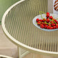 Round GlassCoffee Table Tropical No Distressing Coffee Table Set with Shelf Clearhalo 'Coffee & Accent Tables' 'Coffee Tables' 'coffee_tables' 'furn' 'furn_coffee_tables' 'Furniture' 'Living Room Furniture' 7135911