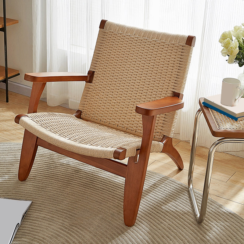 Poltrona accento in legno scandinavo