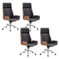 Modern Office Chair Tilt Mechanism Leather No Distressing Ergonomic Desk Chair