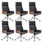 Modern Office Chair Tilt Mechanism Leather No Distressing Ergonomic Desk Chair