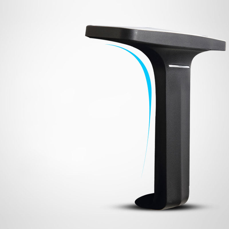 モダンな固定武器室の椅子は車輪なし布張りの苦痛な机の椅子を装飾しません