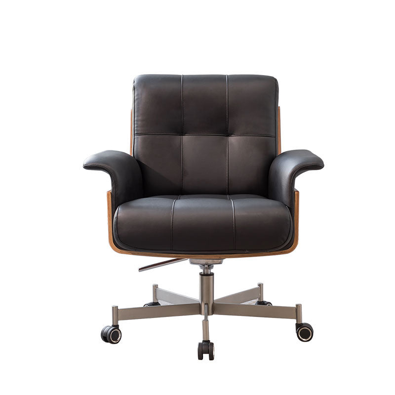 Modern Desk Chair Fixed Arms Upholstered No Distressing Office Chair Clearhalo 'furn' 'furn_office_chair' 'Furniture' 'Office Chairs' 'Office Furniture' 'office_chair' 7136656