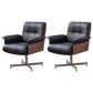 Modern Desk Chair Fixed Arms Upholstered No Distressing Office Chair 2 Piece Set Casters Not Included Clearhalo 'furn' 'furn_office_chair' 'Furniture' 'Office Chairs' 'Office Furniture' 'office_chair' 7136660