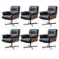 Modern Desk Chair Fixed Arms Upholstered No Distressing Office Chair 6 Piece Set Casters Not Included Clearhalo 'furn' 'furn_office_chair' 'Furniture' 'Office Chairs' 'Office Furniture' 'office_chair' 7136665