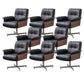 Modern Desk Chair Fixed Arms Upholstered No Distressing Office Chair 8 Piece Set Casters Not Included Clearhalo 'furn' 'furn_office_chair' 'Furniture' 'Office Chairs' 'Office Furniture' 'office_chair' 7136666