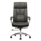 Contemporary Leather Managers Chair Padded Arms Desk Chair for Office