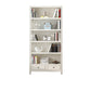 Wooden Standard Bookshelf Contemporary Closed Back Bookcase with Drawers