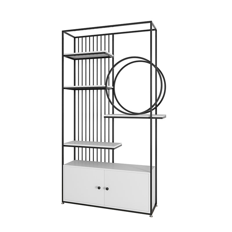 Glam Metal Shelf BOOKCAST Open Back Bookshelf voor studieruimte