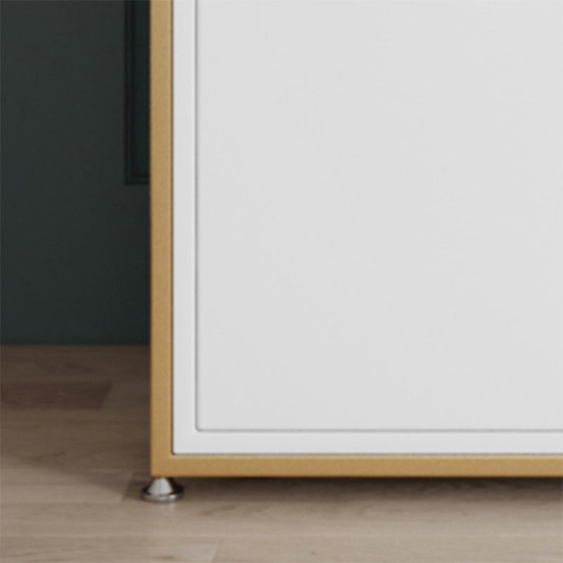 Glam Metal Shelf BOOKCAST Open Back Bookshelf voor studieruimte