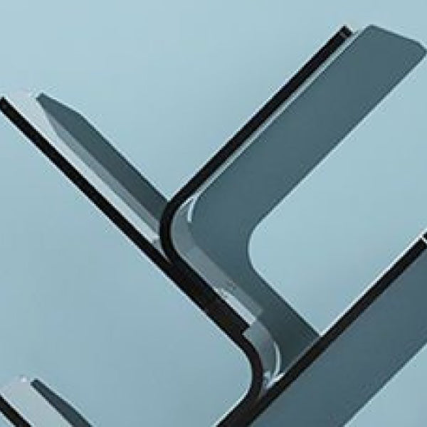 Modern Open Back Standard Bookshelf Acrylic Bookcase with Shelves for Study Room Clearhalo 'Bookcases' 'furn' 'furn_bookcases' 'Furniture' 'Office Furniture' 7139037