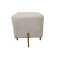 Glam Pouf Ottoman Velvet Upholstered Solid Color Square Ottoman with Metal Legs Clearhalo 'furn' 'furn_ottomans_poufs' 'Furniture' 'Living Room Furniture' 'Ottomans & Poufs' 'ottomans_poufs' 7139201