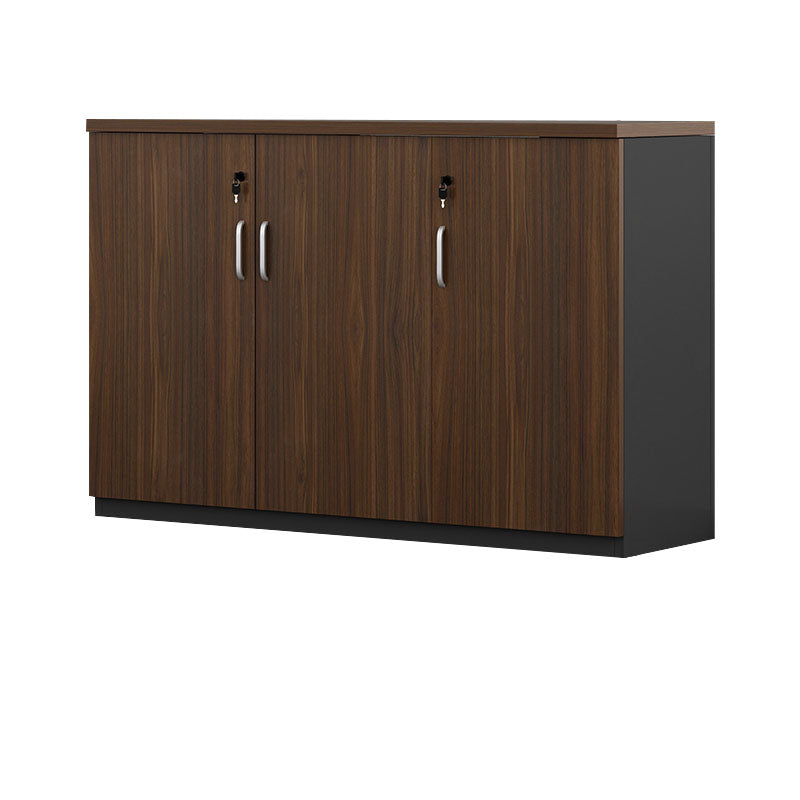 Modern File Cabinet Solid Wood Lateral File Cabinet with Storage Shelves Brown Drawer Not Included 3 Clearhalo 'Filing Cabinets' 'filling_cabinets' 'furn' 'furn_filling_cabinets' 'Furniture' 'Office Furniture' 7139348