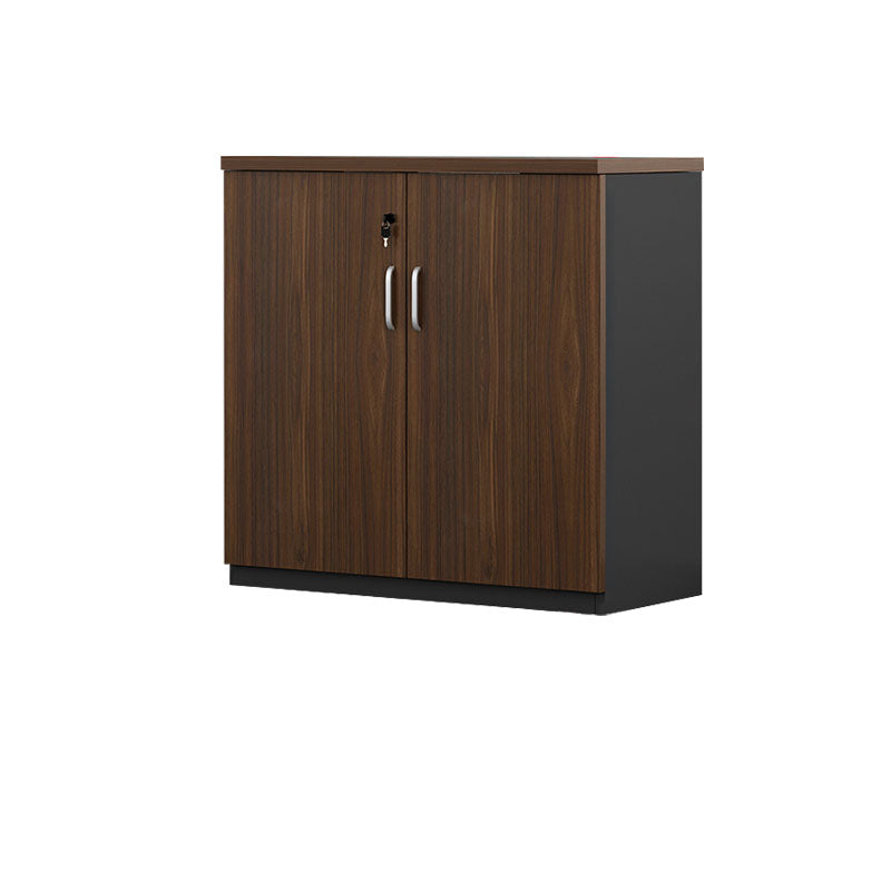 Modern File Cabinet Solid Wood Lateral File Cabinet with Storage Shelves Brown Drawer Not Included 2 Clearhalo 'Filing Cabinets' 'filling_cabinets' 'furn' 'furn_filling_cabinets' 'Furniture' 'Office Furniture' 7139349