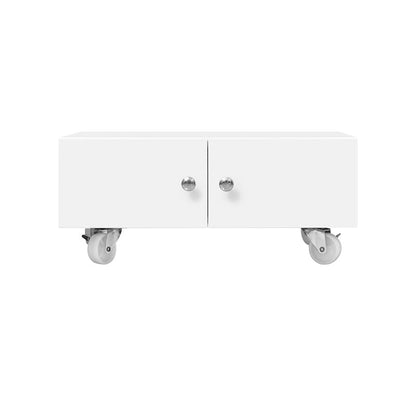 Gabinete contemporáneo de estantes de almacenamiento de acero Archivo con ruedas