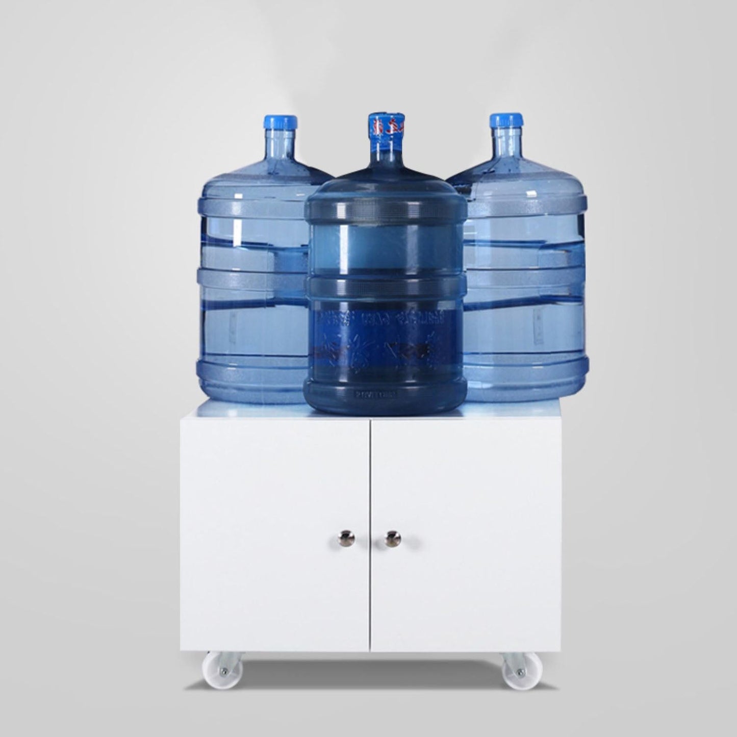 Gabinete contemporáneo de estantes de almacenamiento de acero Archivo con ruedas