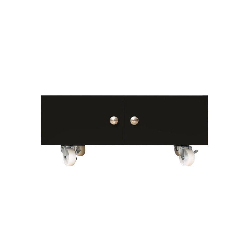 Archivo de almacenamiento de gabinete de acero moderno con castores para el hogar y la oficina