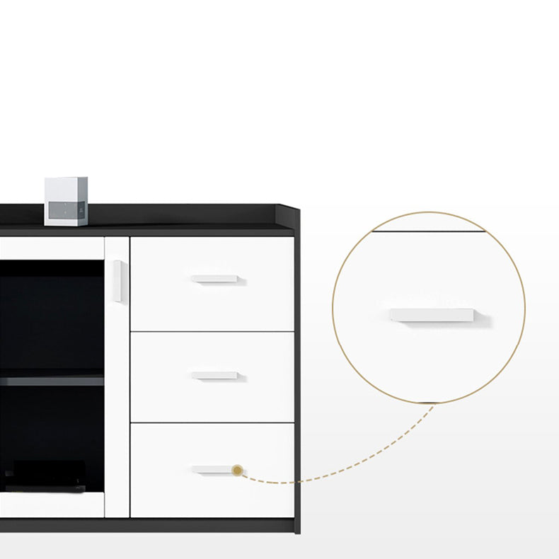 Archivo de panel de contraste de archivos modernos para el archivador de madera para el hogar u oficina