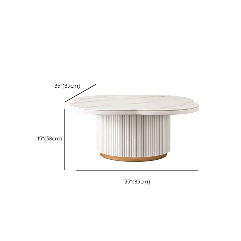 Tavolino da caffè con piedistallo Tavolino da caffè o tavolino geometrico in ardesia