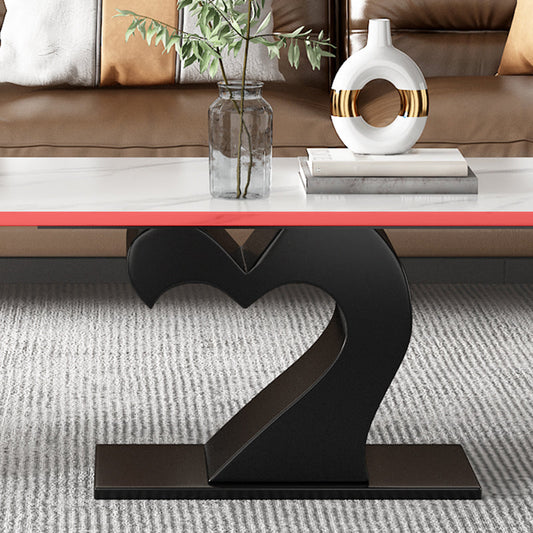 Tavolino astratto set tavolo da cocktail in pietra contemporanea