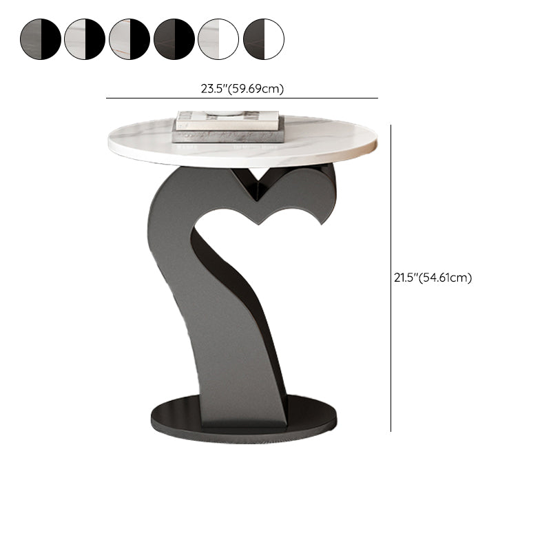 Tavolino astratto set tavolo da cocktail in pietra contemporanea