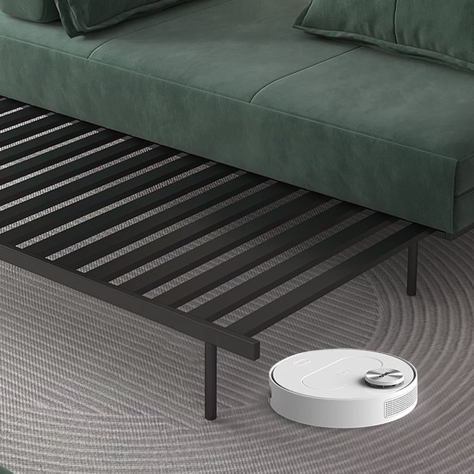 Divano futon scandinavo Futon Tessuto cuscino senza bracciole con un divano dormiente cromata