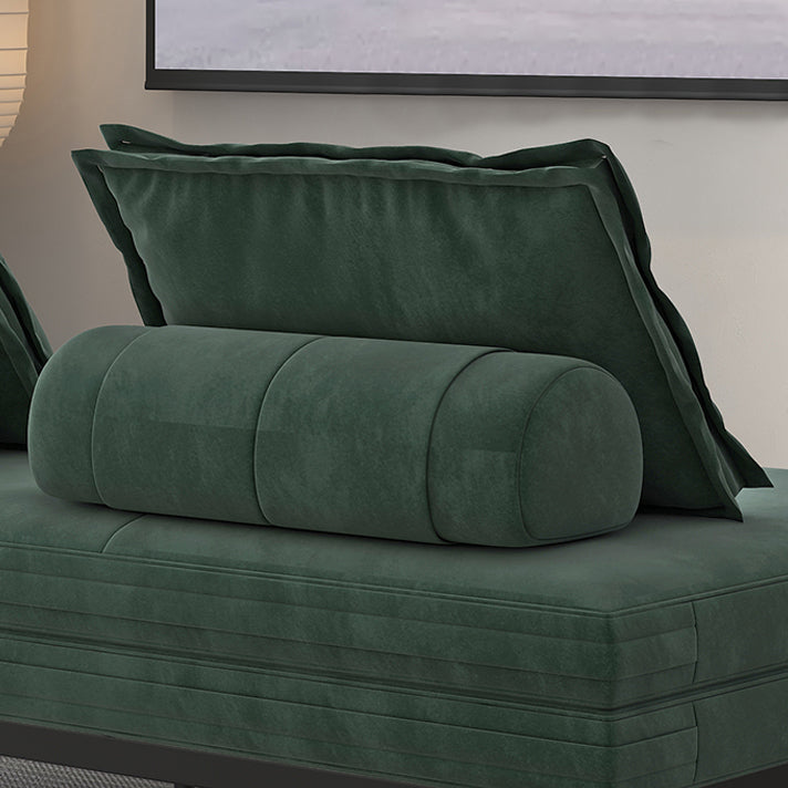 Divano futon scandinavo Futon Tessuto cuscino senza bracciole con un divano dormiente cromata