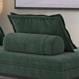 Divano futon scandinavo Futon Tessuto cuscino senza bracciole con un divano dormiente cromata