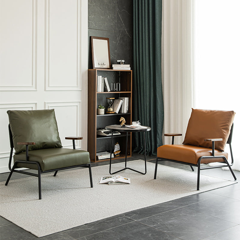 Contemporary 30.31"W Cushion Back Chair Upholstered ArmChair