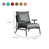 Contemporary 30.31"W Cushion Back Chair Upholstered ArmChair