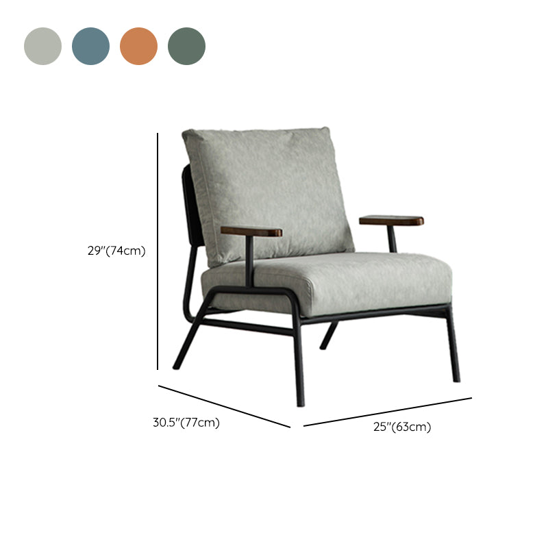 Contemporary 30.31"W Cushion Back Chair Upholstered ArmChair