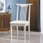 Wood Side Dining Chairs Modern Style Slat Back Armless Chair