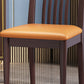 Wood Side Dining Chairs Modern Style Slat Back Armless Chair