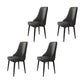 Fabric Dining Chair Modern Parsons Armless Chair for Dining Room